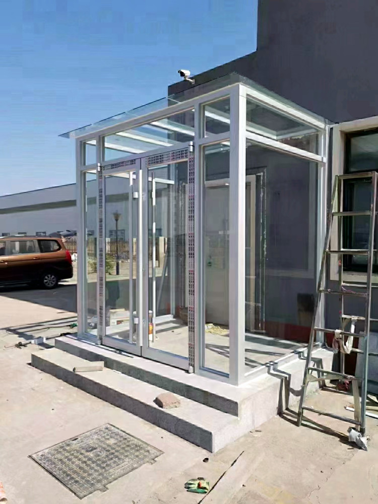 庭院入戶門避風塘 鋁合金鋼化玻璃房定制全解析